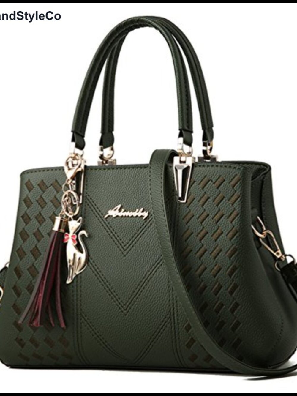 PU Leather Satchel Tote Bag Crossbody Shoulder Purse Women